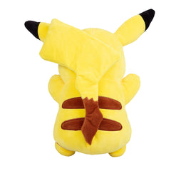 Jazwares Pikachu plush 12in soft fabric texture, durable and cozy.