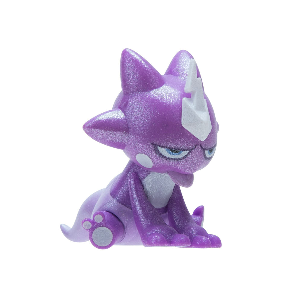 Jazwares Pokémon Select Evolution: 2-inch Toxel and 3-inch Toxtricity figures ready for collection.