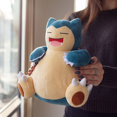 Gift-ready Snorlax plush from Jazwares, ideal for kids and collectors