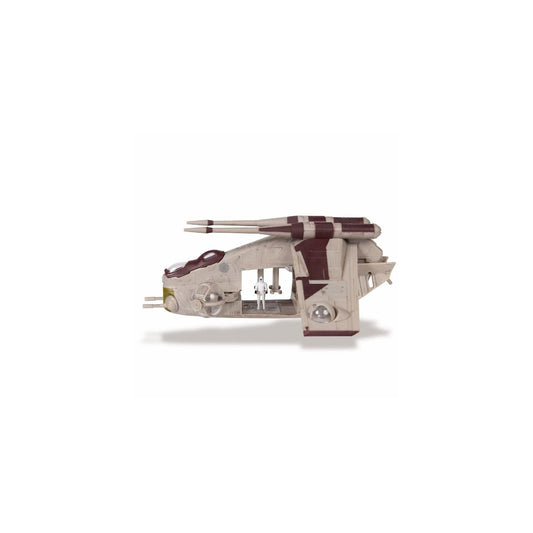Jazwares Star Wars LAAT front turrets view for interactive battle play