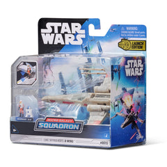 Jazwares Luke Skywalker micro figure complements X-Wing action