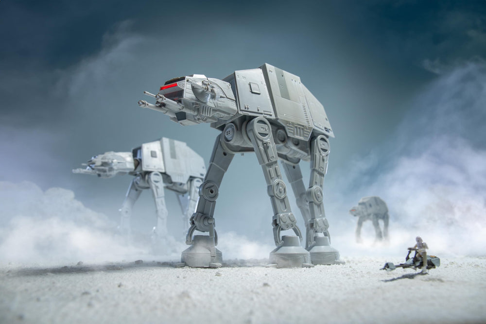 Jazwares AT-AT Walker includes 1-inch micro figures for storytelling