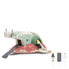 Jazwares Star Wars Micro Galaxy Boba Fett Starship cockpit detail for immersive play