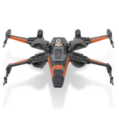 Jazwares Poe Dameron X-Wing landing gear retracted for compact display