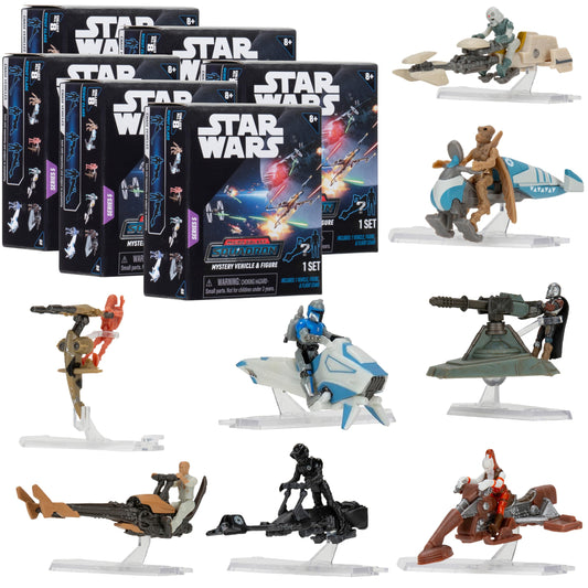 Jazwares Star Wars Micro Galaxy Scout Series 5 six-pack box for collectors and gifting.