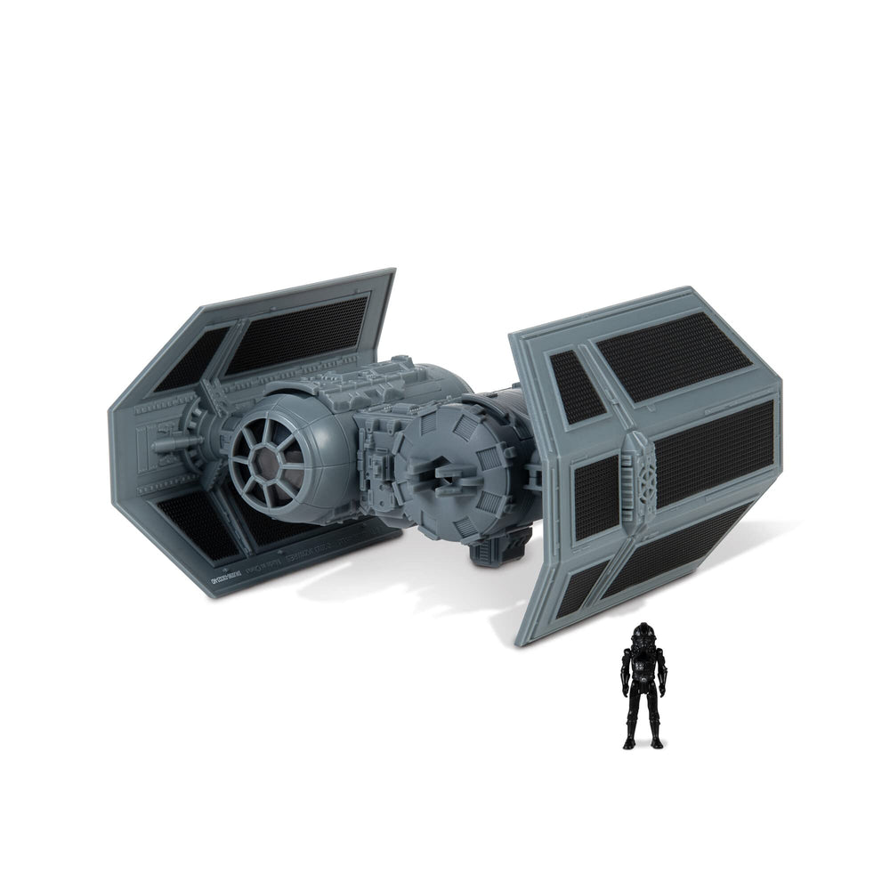 Jazwares Star Wars Micro Galaxy Squadron TIE Bomber with opening cockpit for epic battles