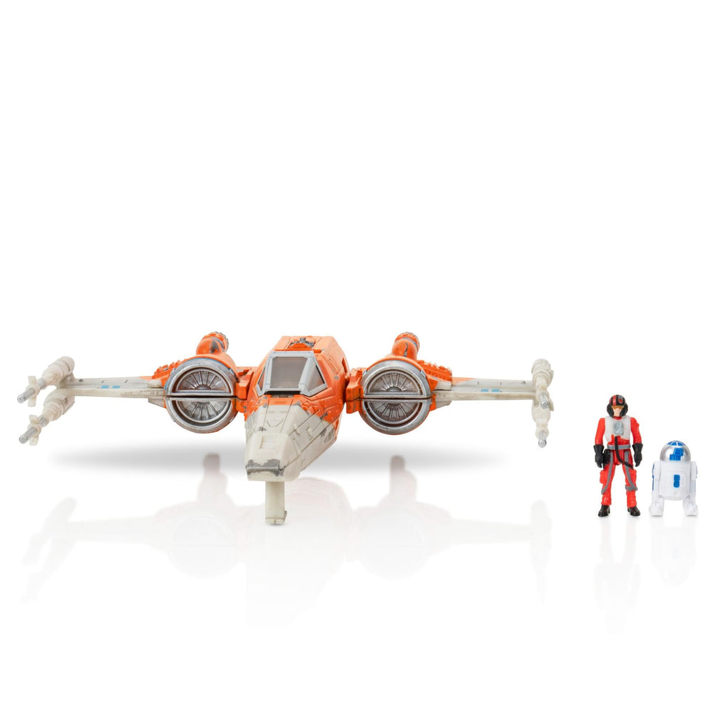 Jazwares Star Wars Micro Galaxy T-70 X-wing with fold-out wings for action-packed play