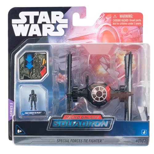Jazwares Star Wars Micro Galaxy TIE Fighter with rotating turret for dynamic play