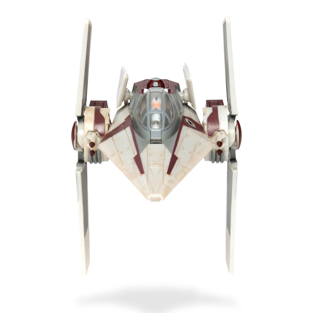 Jazwares Star Wars Micro Galaxy V-Wing includes R4-P17 micro figure for imaginative play.
