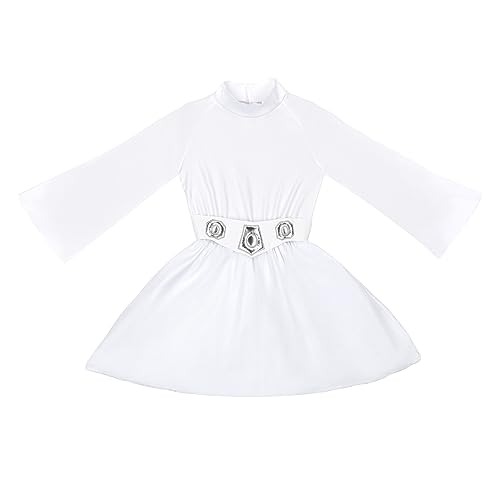 Jazwares Princess Leia hooded dress highlights the iconic robe and belt details.