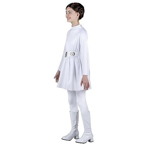 Jazwares Star Wars Leia twin buns wig enables instant recognizable cosplay.