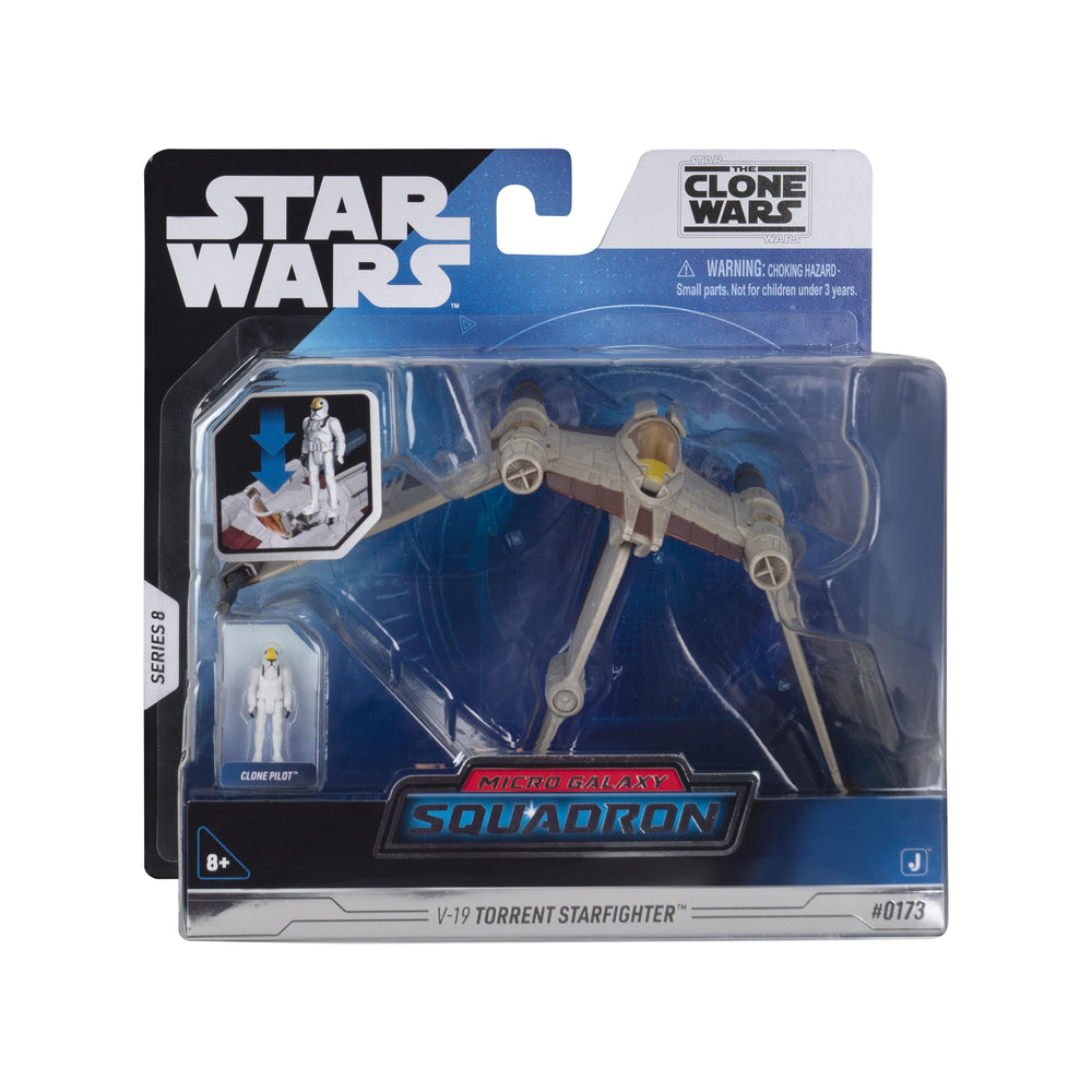 Jazwares Star Wars V-19 Torrent folding wings with Clone Wars styling