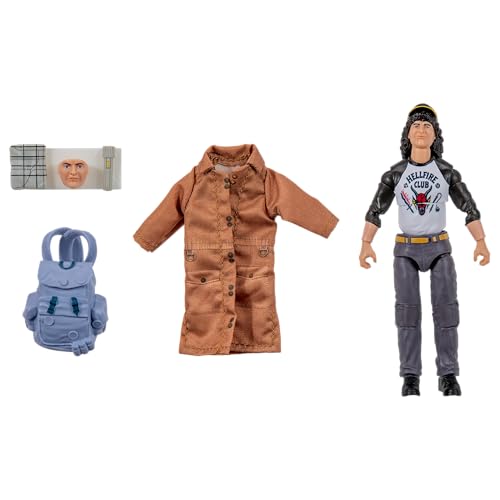Jazwares Dustin Upside Down figure articulation detail highlights pose versatility for shelf setups.