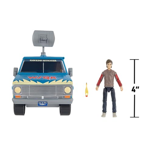 Open back of WSQK van playset highlighting hinged rear doors