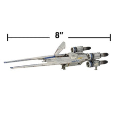 Jazwares U-Wing Starfighter compatible with other ships for expanded battles.