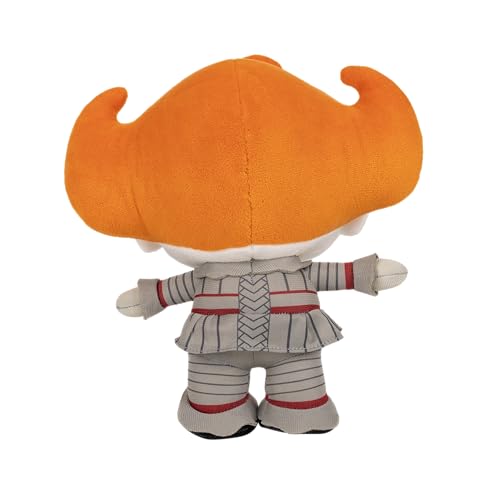 Soft, fluffy Pennywise plush ready for bedtime hugs and movie nights.