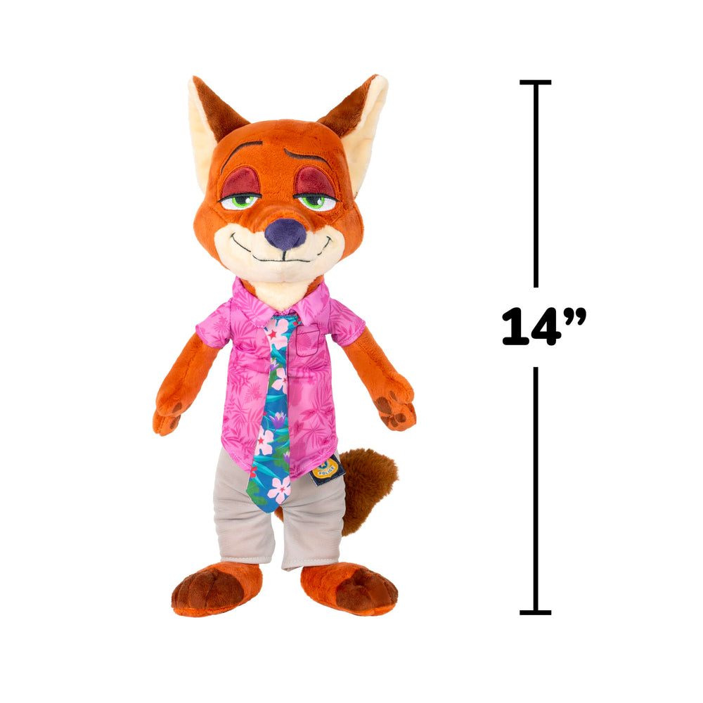 Nick Wilde plush supports imaginative storytelling adventures for kids.