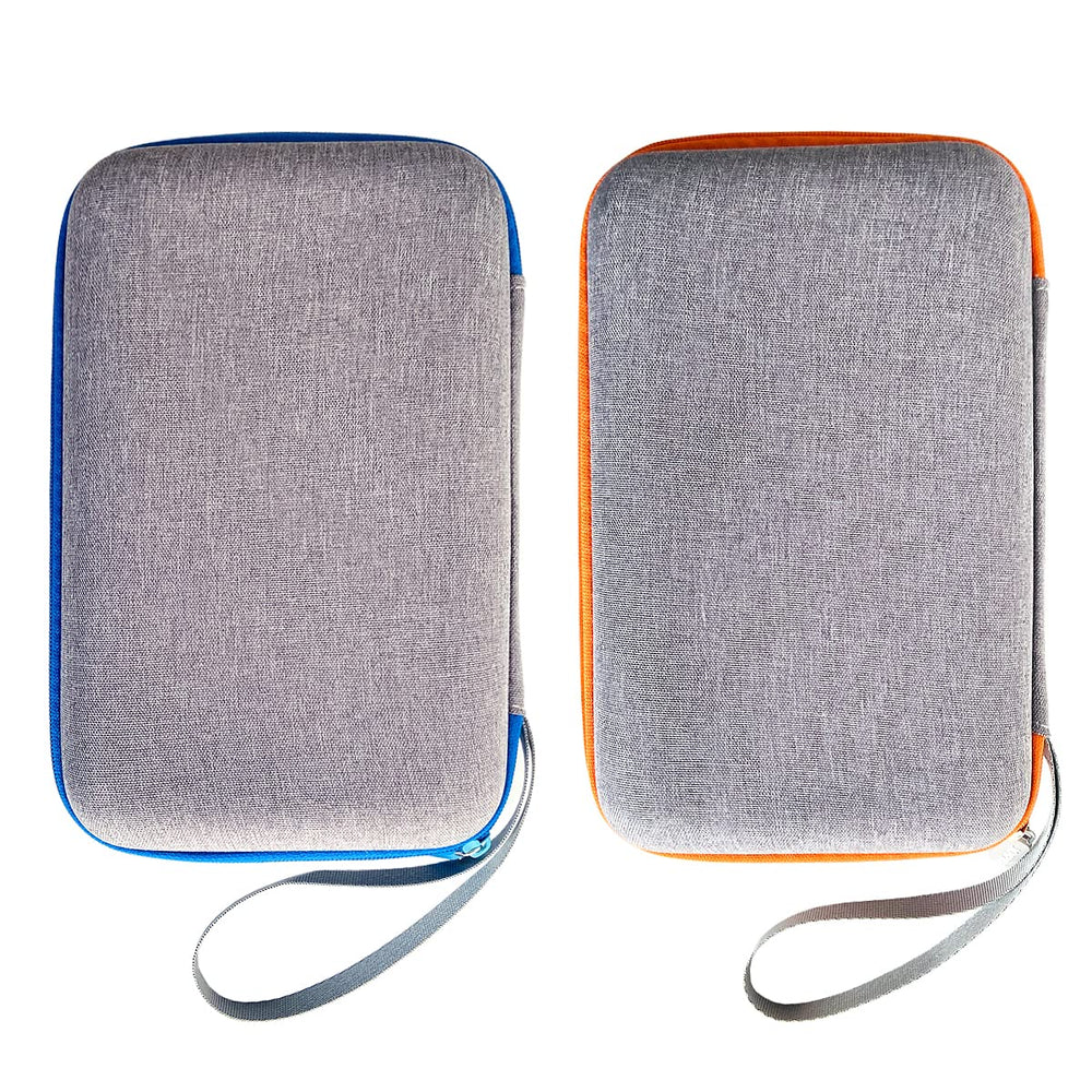 Durable orange zipper adds visibility and easy opening.