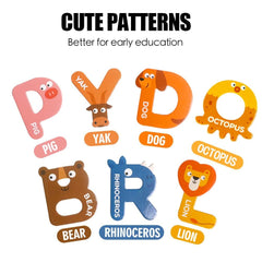 JCREN Magnetic letters and animals set—supporting fine motor skills.