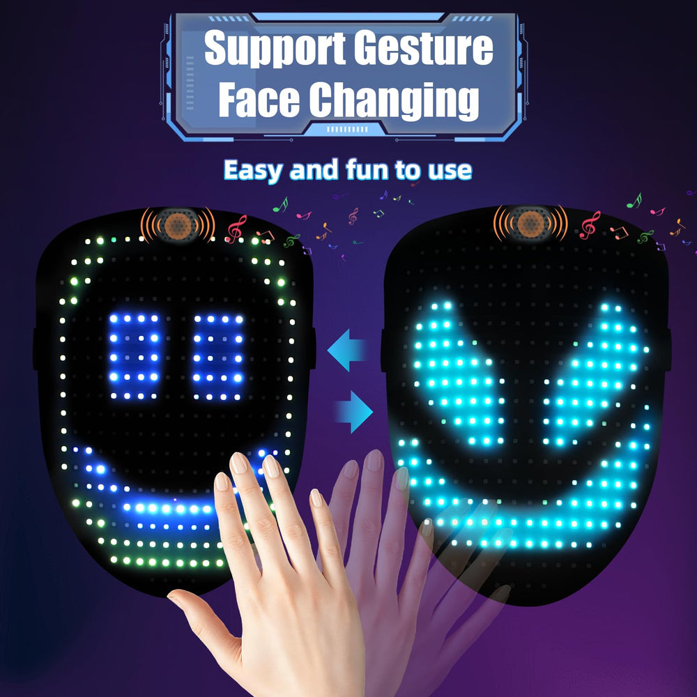 JDBMAOYE LED mask charges via USB-C for quick, reliable power