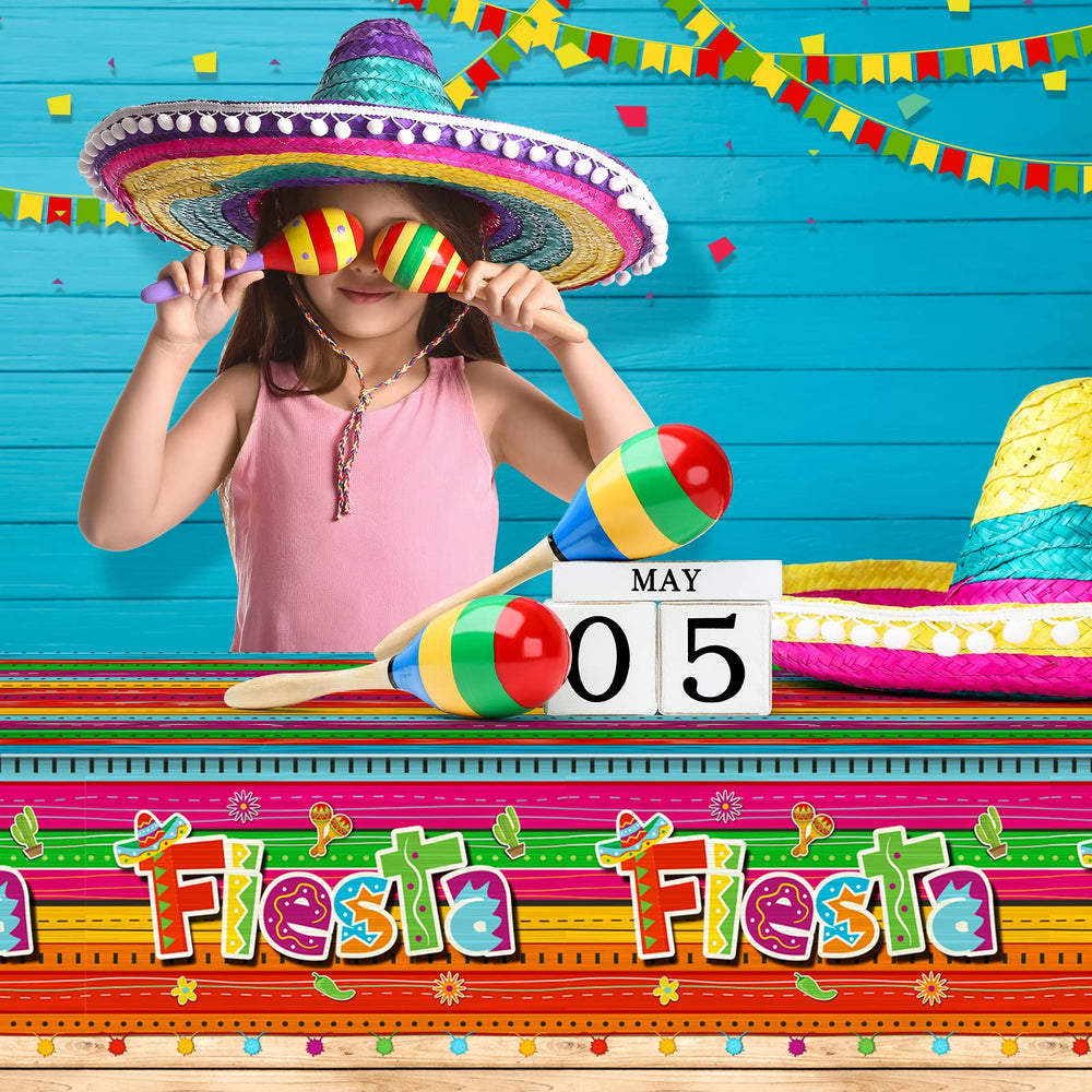 Jectivs birthday party tablecloth decor for celebratory tables