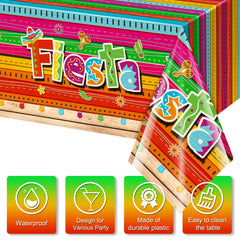 Jectivs taco night table cover creates festive table setting