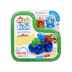 Jelly Blox Tractor Set image featuring a tractor for creative building play.