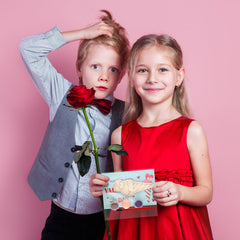 JellyArch Valentine exchange kit prepared for classroom celebrations