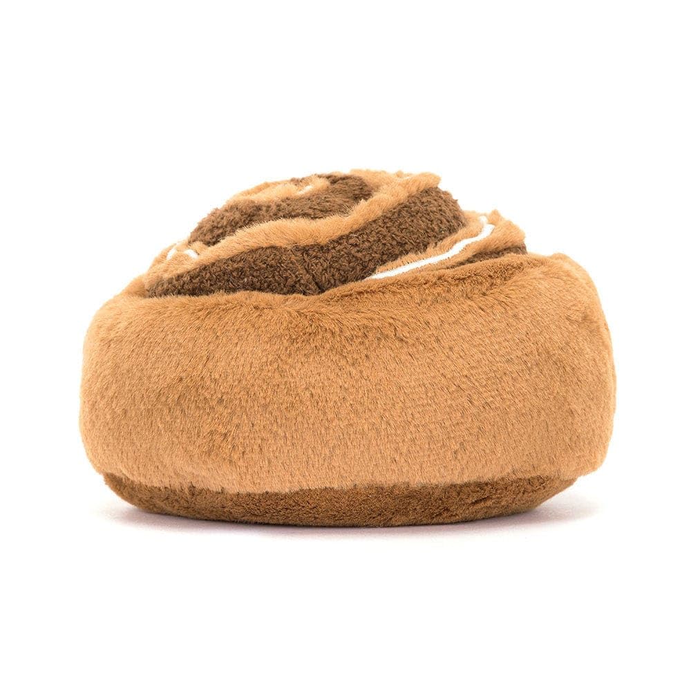 Jellycat Amuseables Cinnamon Bun with embroidered face for smiles