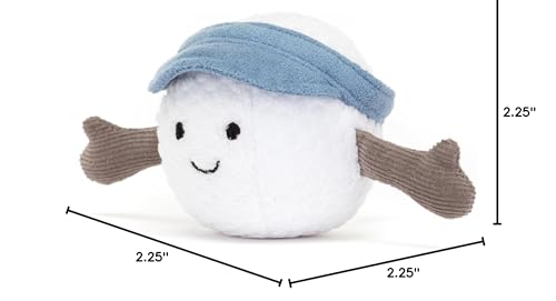 Jellycat Amuseables Golf Ball toy gift-ready appeal for golf lovers.