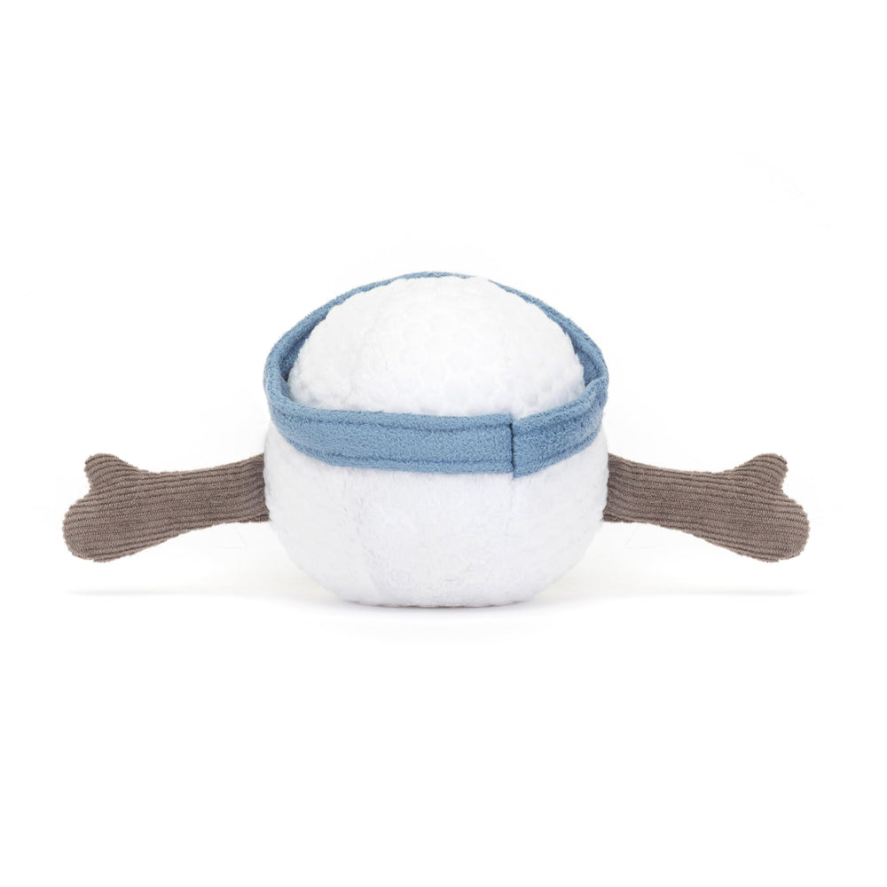 Jellycat Amuseables Golf Ball toy visor detail brightens shelves and gift joy.