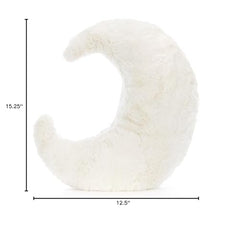 Jellycat Amuseables Moon features a weighted bottom for display.