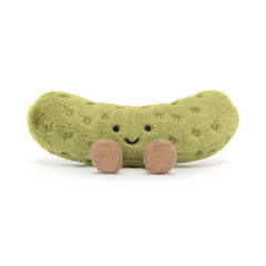 Jellycat Amuseables Pickle compact six-inch size for portability