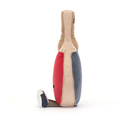 Jellycat Amuseables stitched smile and two-tone sneakers add playful charm.