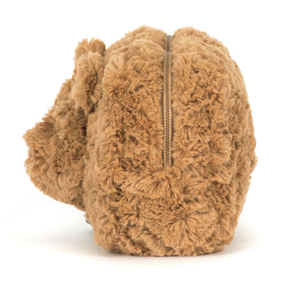 Jellycat Bartholomew Bear plush pouch age-appropriate detail for kids 3+