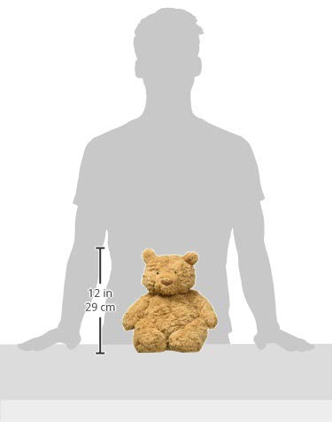 Jellycat Bartholomew Bear sitting pose makes a perfect bedtime companion.