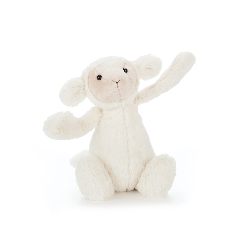 Jellycat Bashful Lamb gift-ready presentation for celebrations