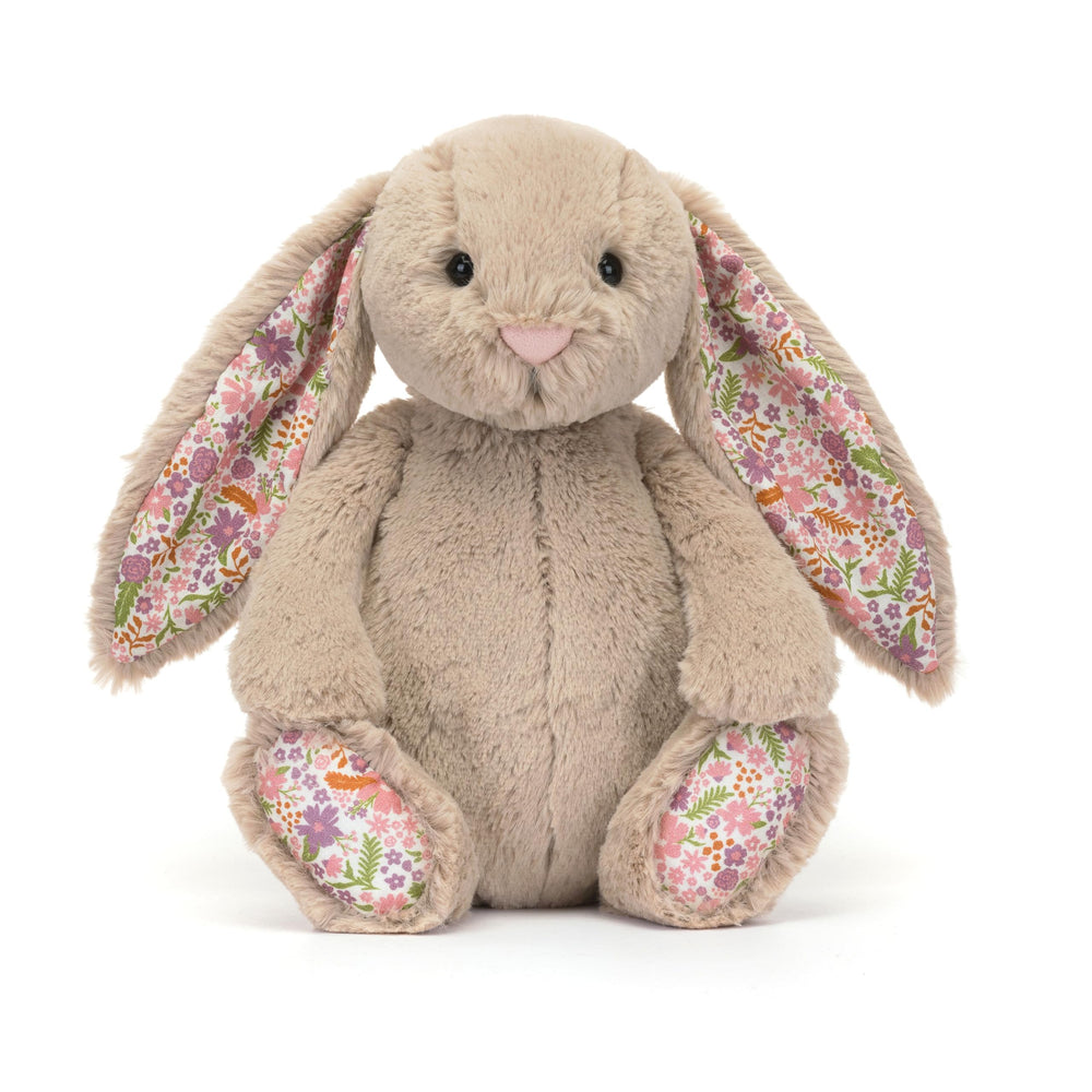 Jellycat Blossom Beige Bunny cream bobtail, perfect cuddle companion