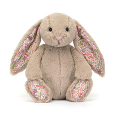 Jellycat Blossom Beige Bunny cream bobtail, perfect cuddle companion