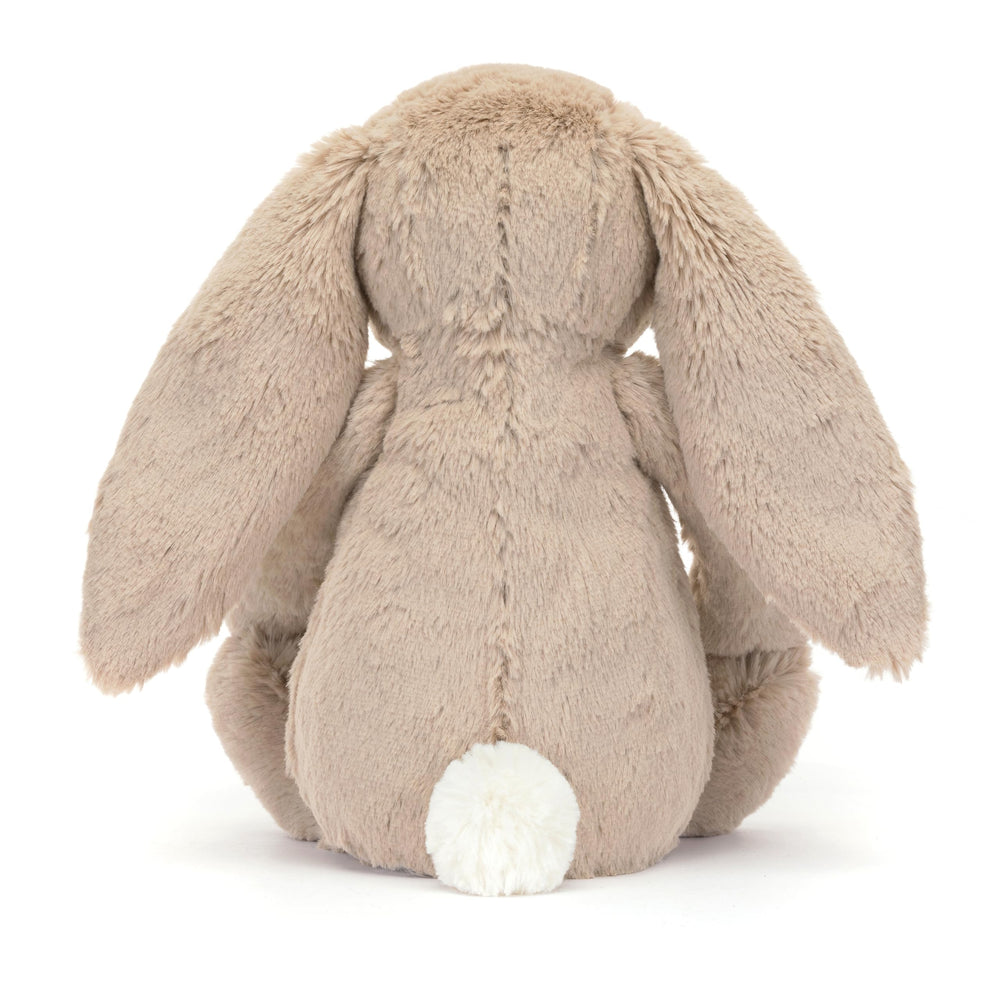Jellycat Blossom Beige Bunny soft cotton fur, durable plush for kids' play