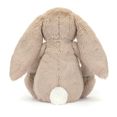 Jellycat Blossom Beige Bunny soft cotton fur, durable plush for kids' play