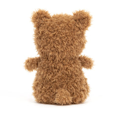 Jellycat Little Bear chocolate nose detail adds friendly character
