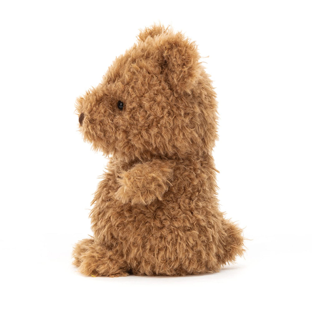 Jellycat Little Bear pint-sized paws showcased for tiny, portable companion