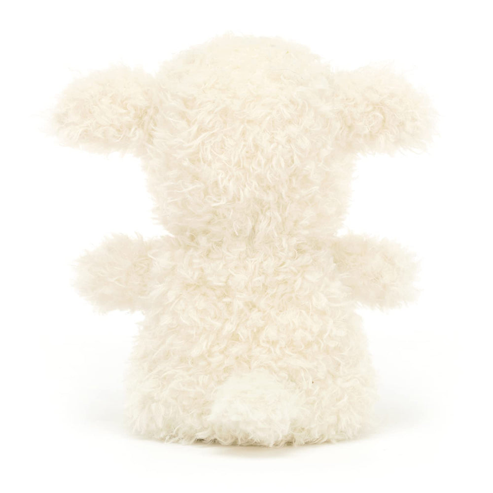 Jellycat Little Lamb ears and tail highlight endearing design.