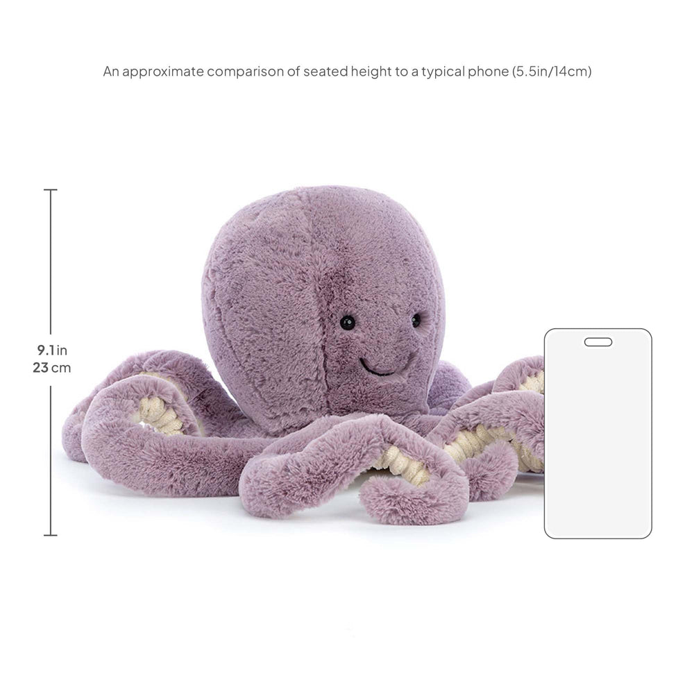 Gift-ready Jellycat Maya Octopus packaging for special occasions.