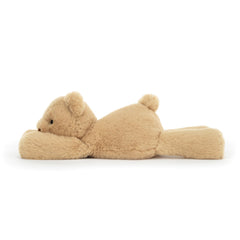 Jellycat Smudge Bear cinnamon nose detail adds charm and character.