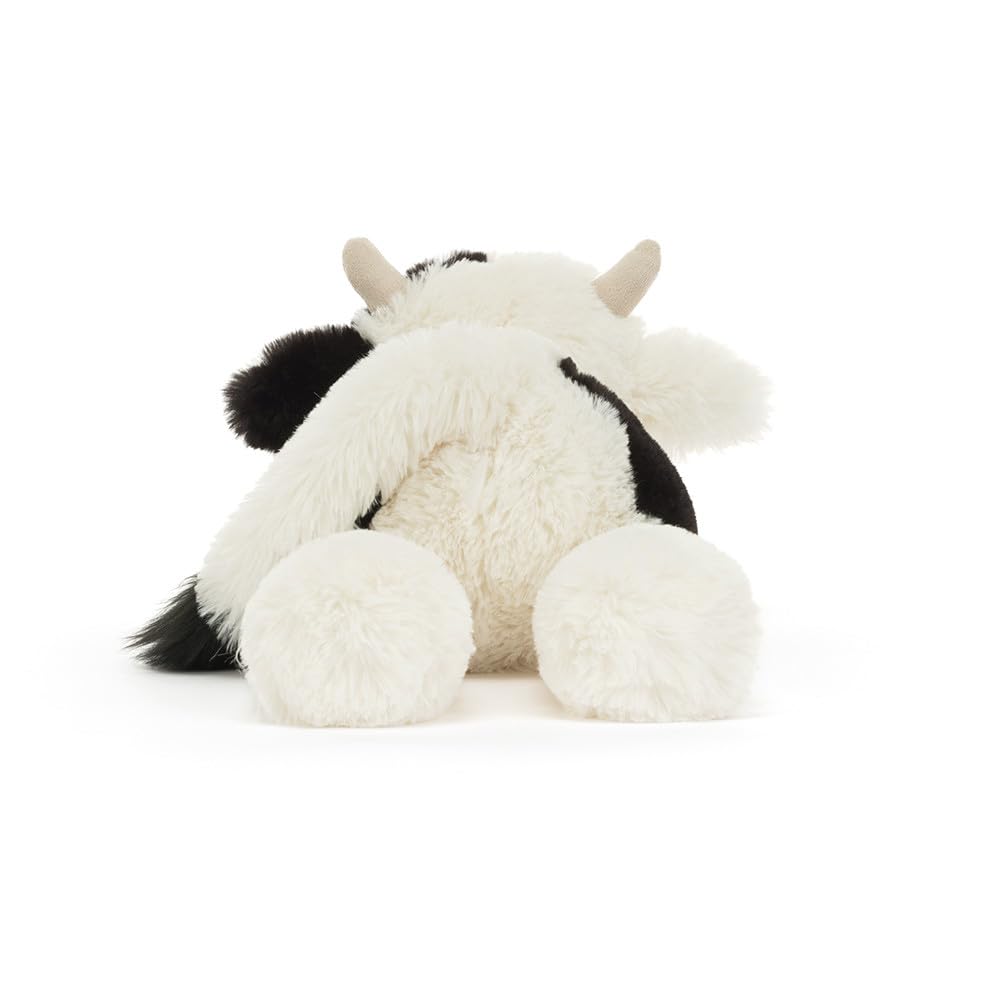 Jellycat Smudge Cow with contemplative stare for calm, quiet moments