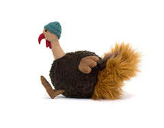 Jellycat Theo Turkey's stubby legs make hugs easy and fun.