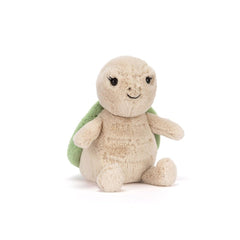Jellycat Thimble Turtle full view, soft plush friend for imaginative play
