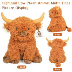 JellyMallow highland cow kawaii design for kids and adults.